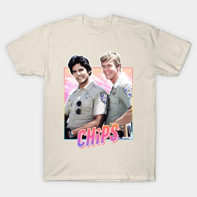 CHiPs - 80s tv T-Shirt by PiedPiper